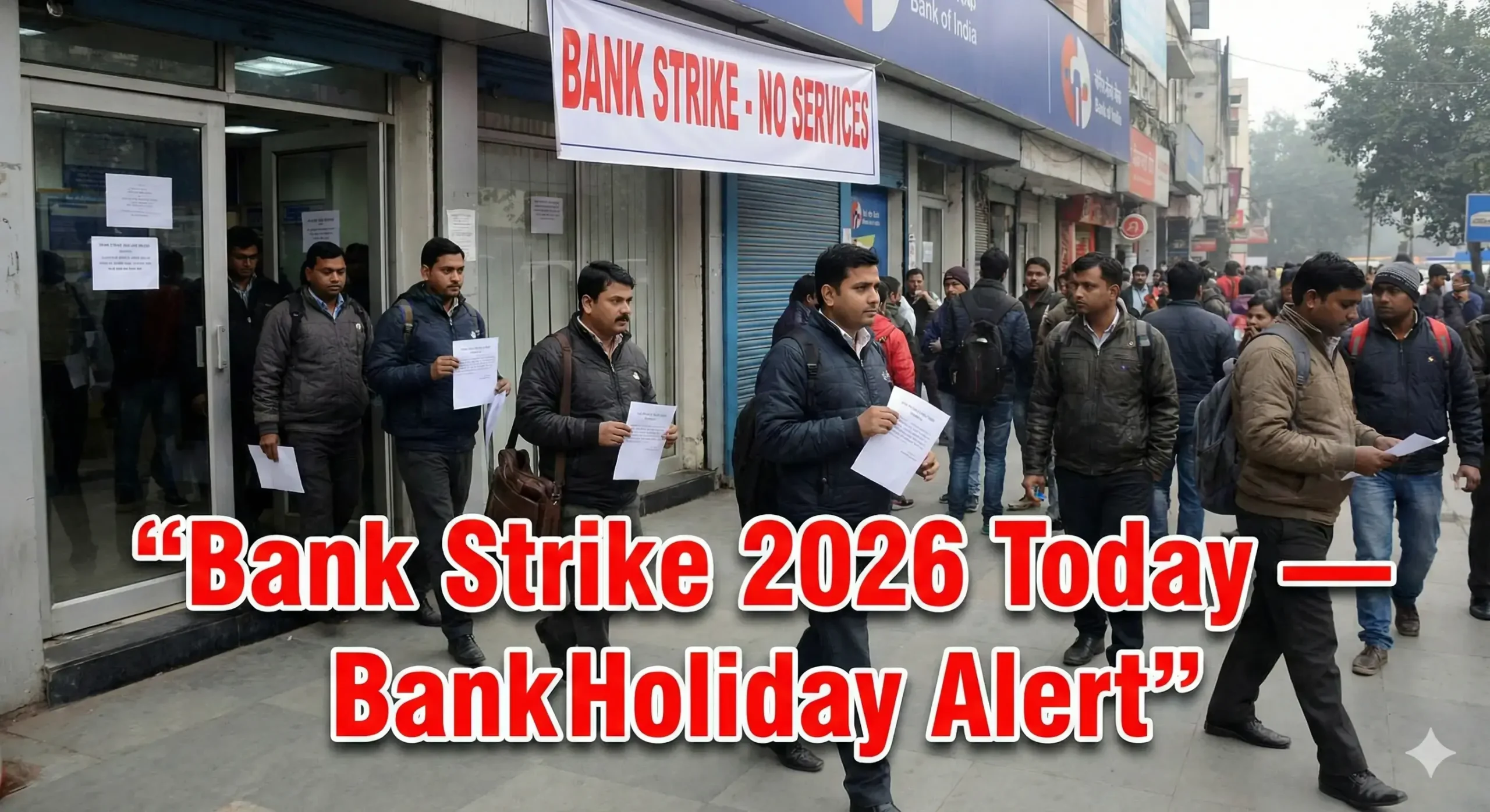 Bank Strike 2026 Today news — customers informed of union strike bank holiday