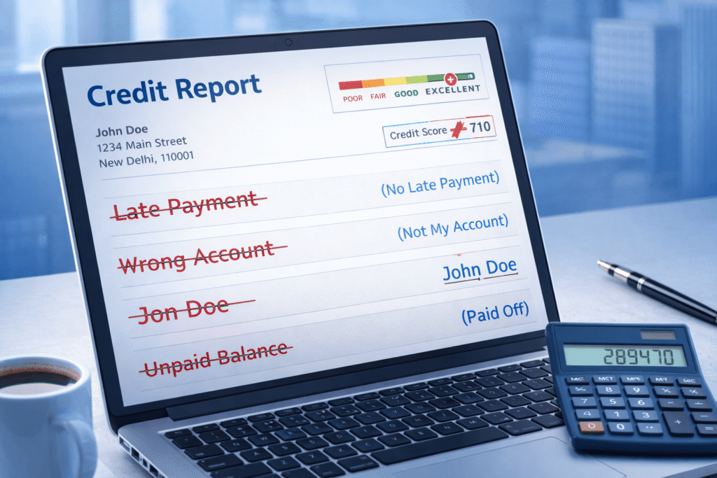 improve credit score fast by checking credit report